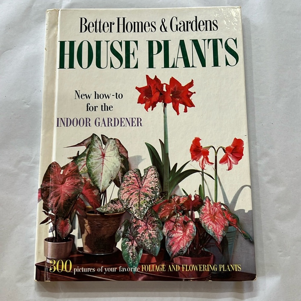 Better Homes & Gardens HOUSE PLANTS 1959
printed in the USA, Vintage photos
